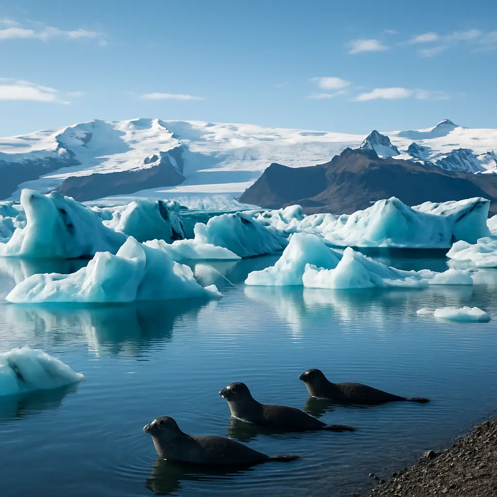 Jökulsárlón Glacier Lagoon in Iceland
