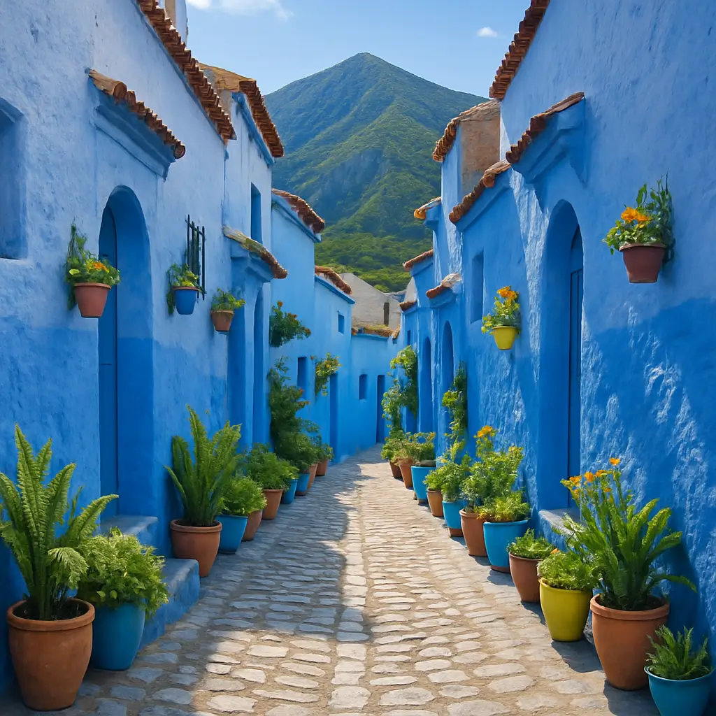 Chefchaouen Blue Streets in Morocco