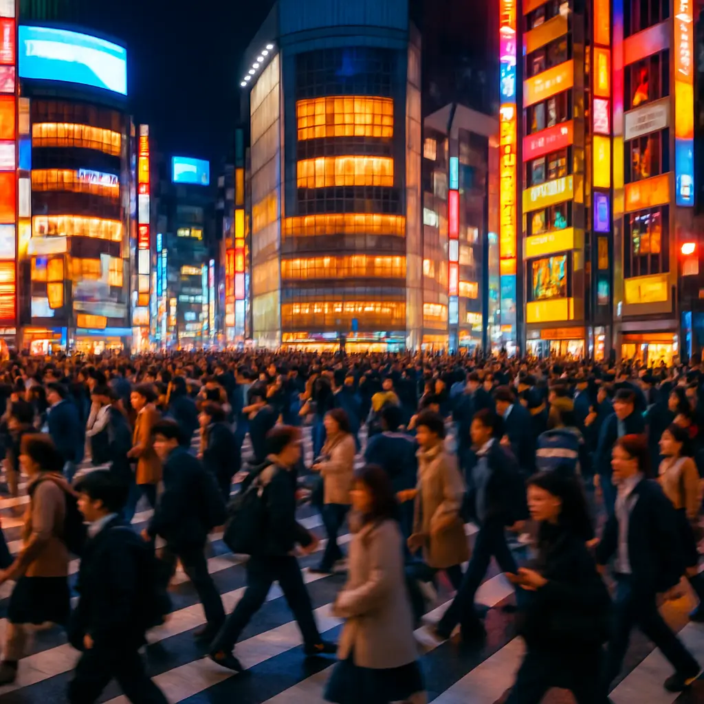 Shibuya Crossing in Japan